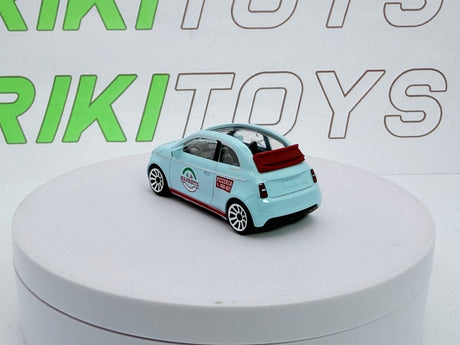 Fiat 500 Elettrica C Majorette 1/55 Celeste - RikiToys - Majorette#