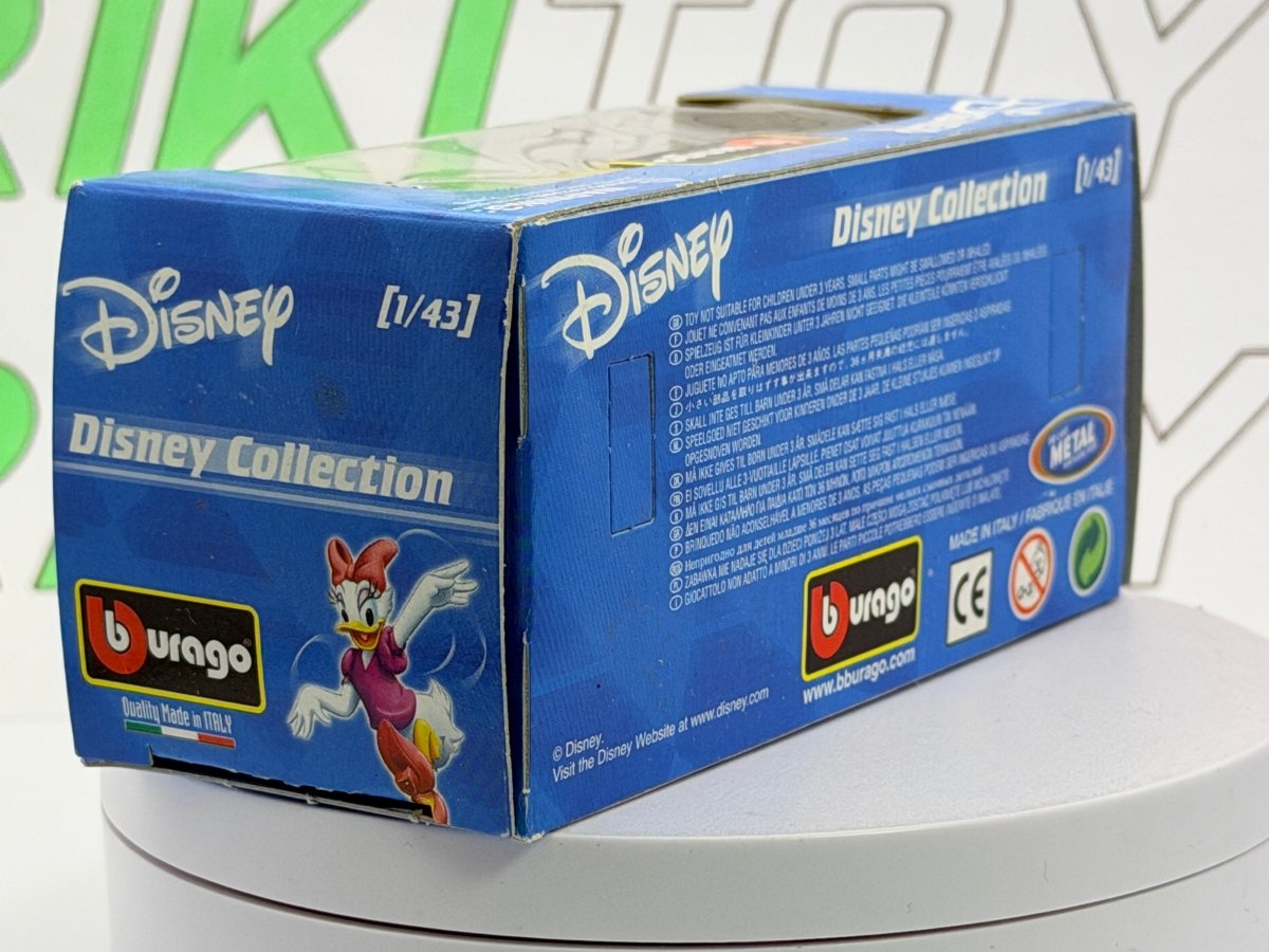 Fiat 500 F Daisy Burago 1/43 Giallo - RikiToys - Burago