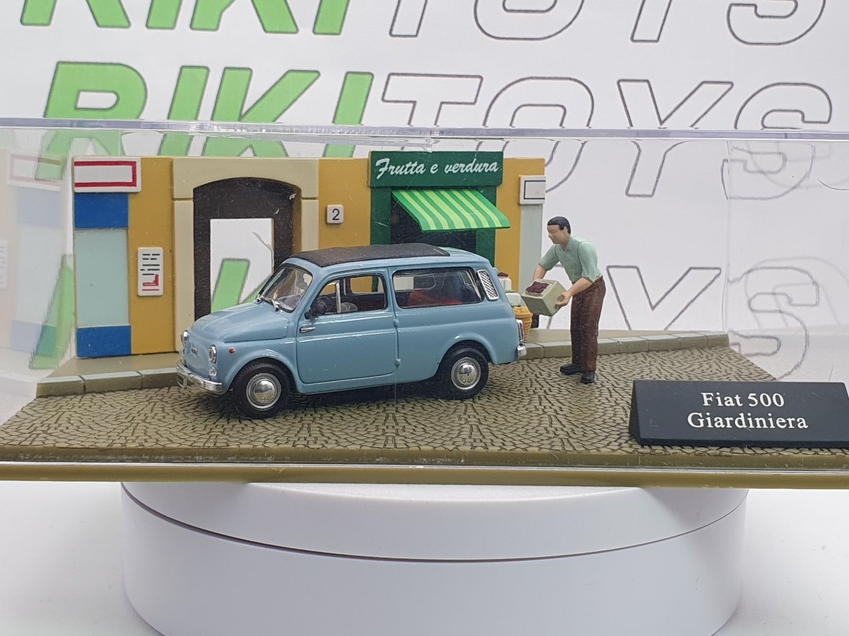 Fiat 500 Giardiniera Universal Hobbies 1/43 Azzurro 1961 - RikiToys - Universal Hobbies