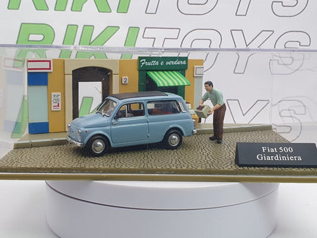 Fiat 500 Giardiniera Universal Hobbies 1/43 Azzurro 1961 - RikiToys - Universal Hobbies