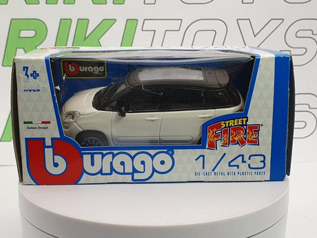 Fiat 500 L Burago 1/43 Bianco 2012 - RikiToys - Burago#