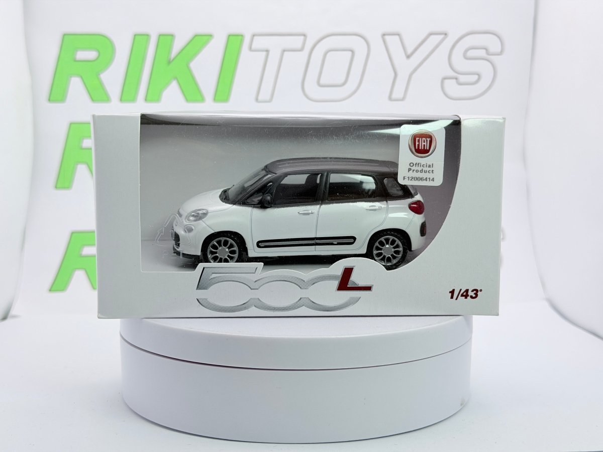 Fiat 500 L Mondo Motors 1/43 Bianco - RikiToys - Mondo Motors#