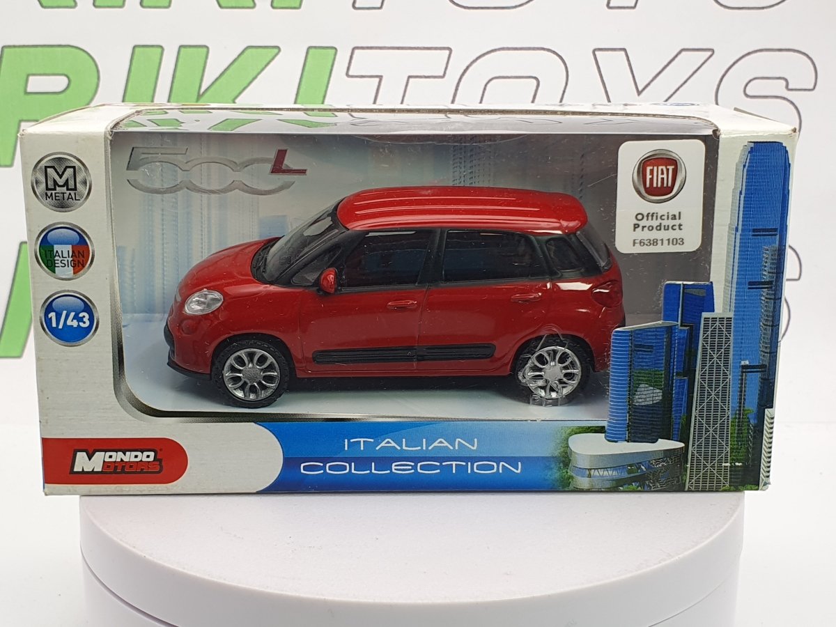 Fiat 500 L Mondo Motors 1/43 Rosso 2012 - RikiToys - Mondo Motors