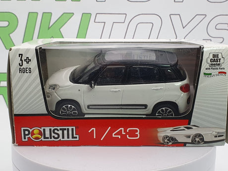 Fiat 500 L Polistil 1/43 Bianco 2012 - RikiToys - Polistil