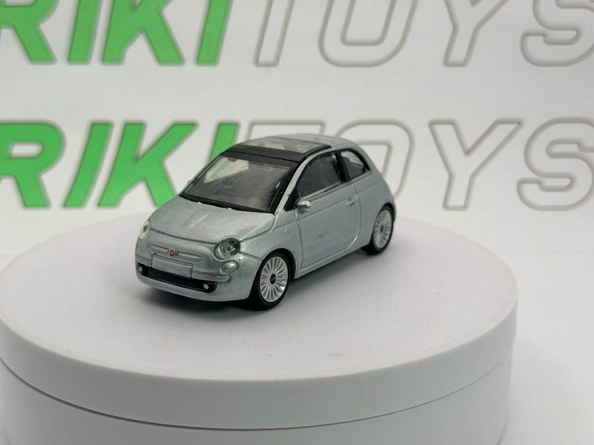 Fiat 500 Mondo Motors 1/43 Argento 2008 - RikiToys - Mondo Motors
