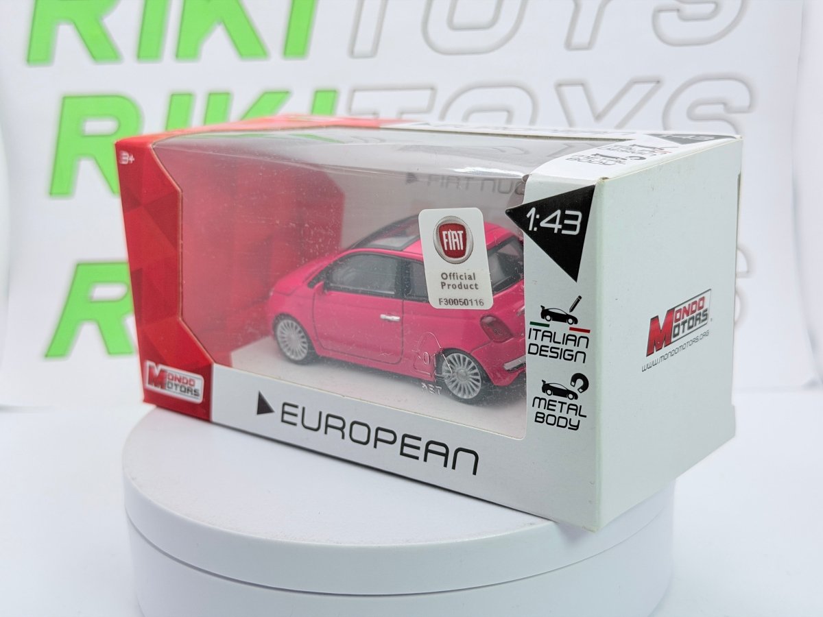 Fiat 500 Mondo Motors 1/43 Fucsia scuro - RikiToys - Mondo Motors#