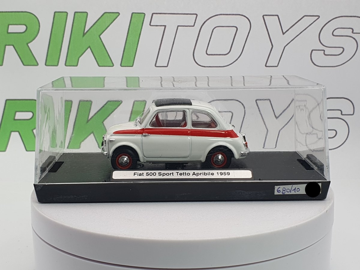 Fiat 500 Sport Brumm 1/43 Bianco 1959 - RikiToys - Brumm