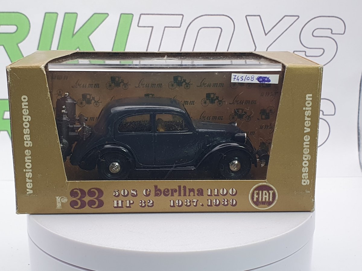 Fiat 508 C Brumm 1/43 Grigio 1937 - RikiToys - Brumm