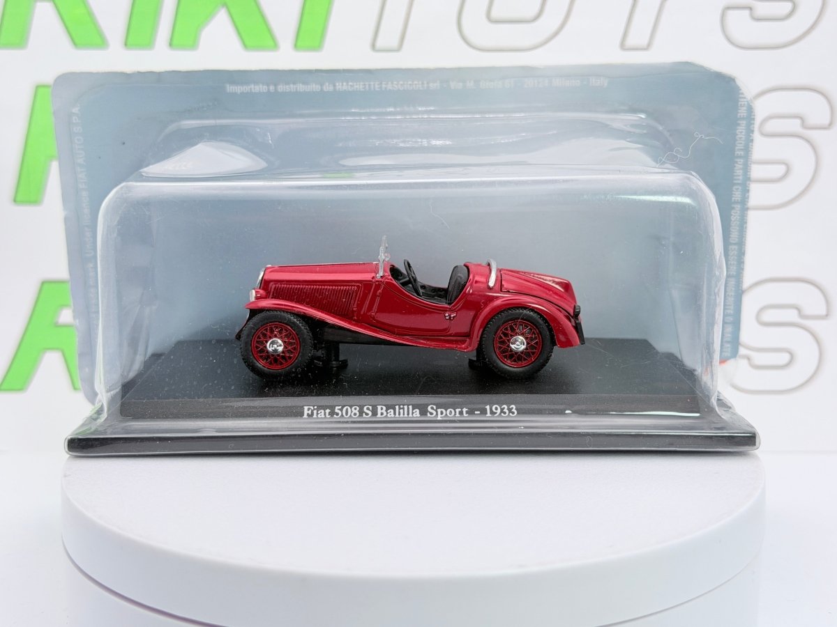 Fiat 508 S Balilla Sport Norev 1/43 Rosso - RikiToys - Norev#