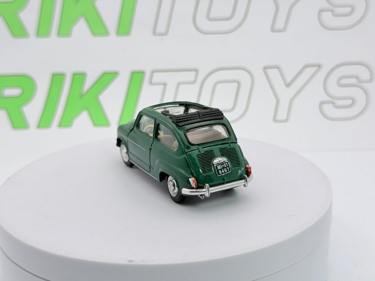 Fiat 600 D Tetto apribile Brumm 1/43 Verde 1960 - RikiToys - Brumm#