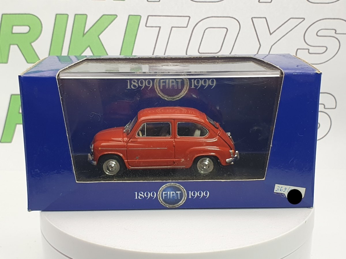 Fiat 600 D Trasformabile Brumm 1/43 Rosso 1960 - RikiToys - Brumm
