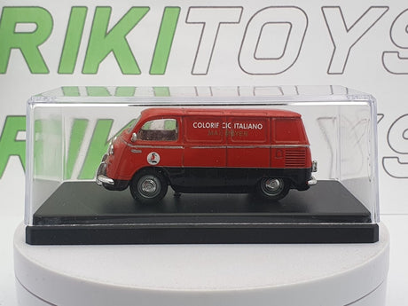 Fiat 600 Furgonato Coriasco Colorificio Giocher 1/43 Rosso 1956 - RikiToys - Giocher