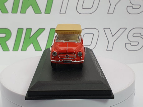 Fiat 600 Jolly Ghia Edicola 1/43 Rosso - RikiToys - Edicola#