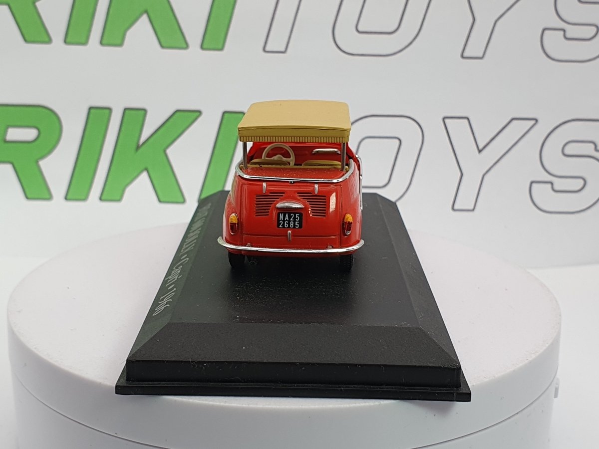 Fiat 600 Jolly Ghia Edicola 1/43 Rosso - RikiToys - Edicola#
