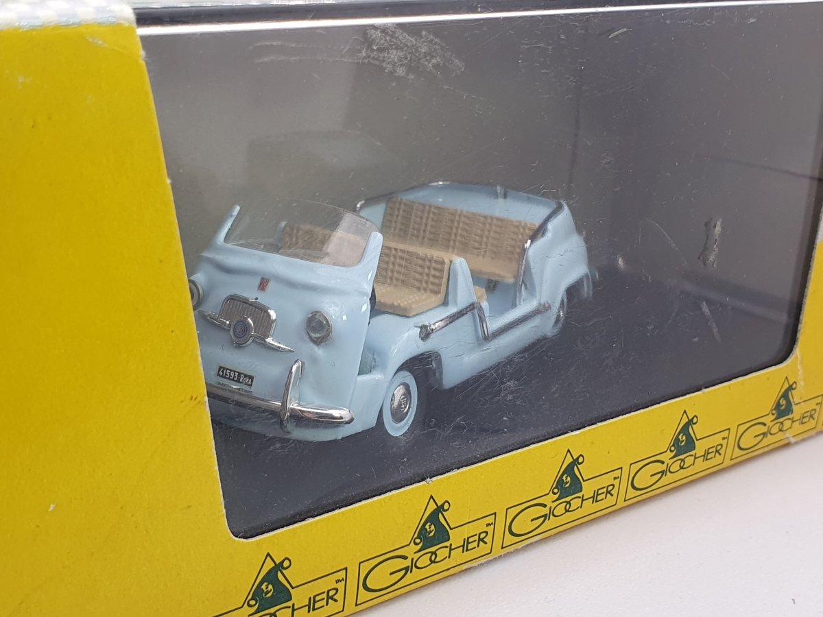 Fiat 600 Multipla Jolly Giocher 1/43 Azzurro 1958 - RikiToys - Giocher