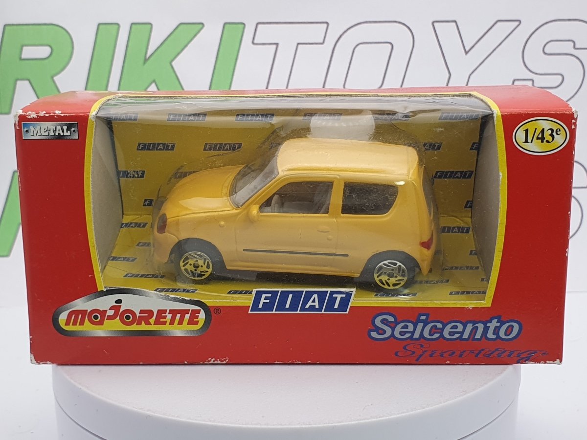 Fiat 600 Sporting Majorette 1/43 Giallo 1999 - RikiToys - Majorette