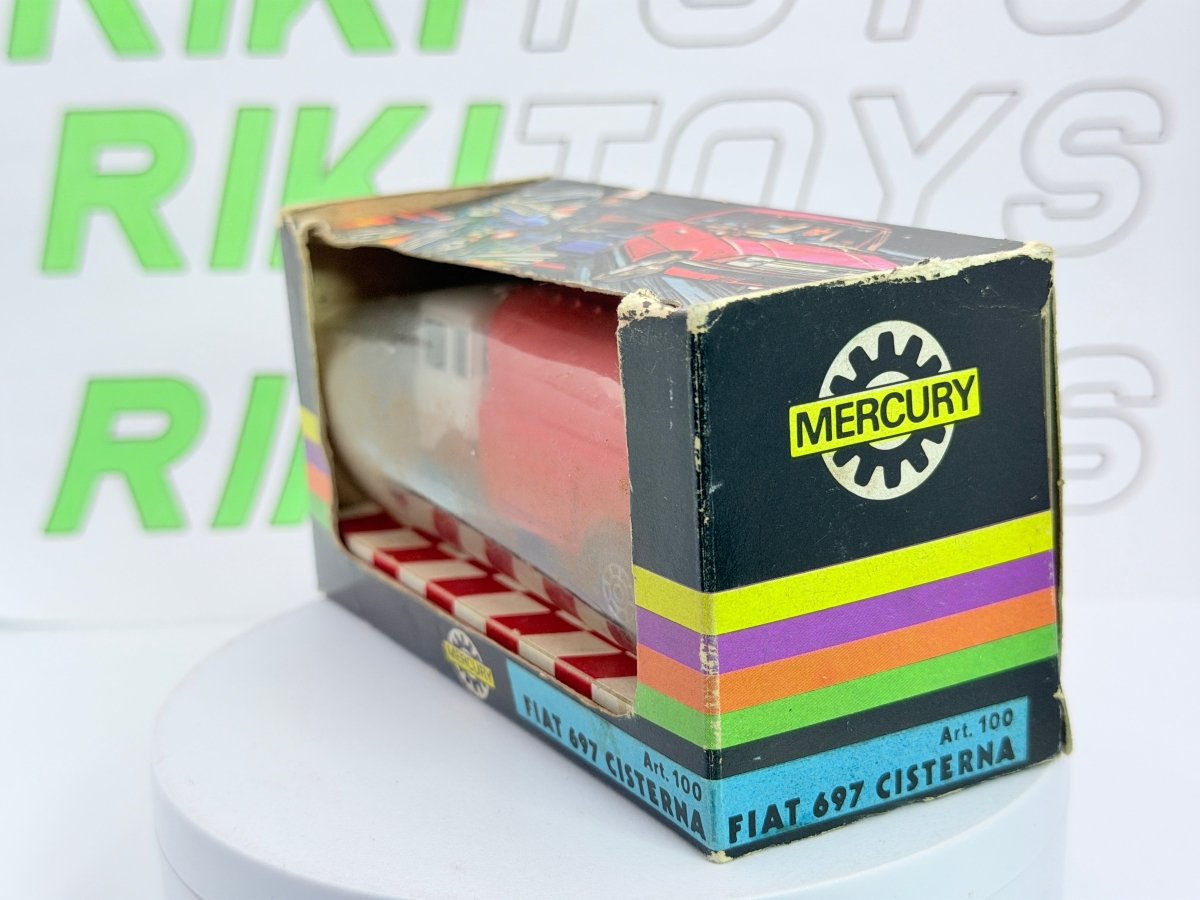 Fiat 697 cisterna Mercury 1/60 Bianco - RikiToys - Mercury