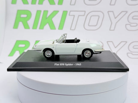 Fiat 850 Spider Norev 1/43 Bianco 1965 - RikiToys - Norev