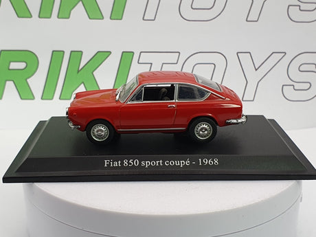 Fiat 850 Sport Coupé Norev 1/43 Rosso - RikiToys - Norev#