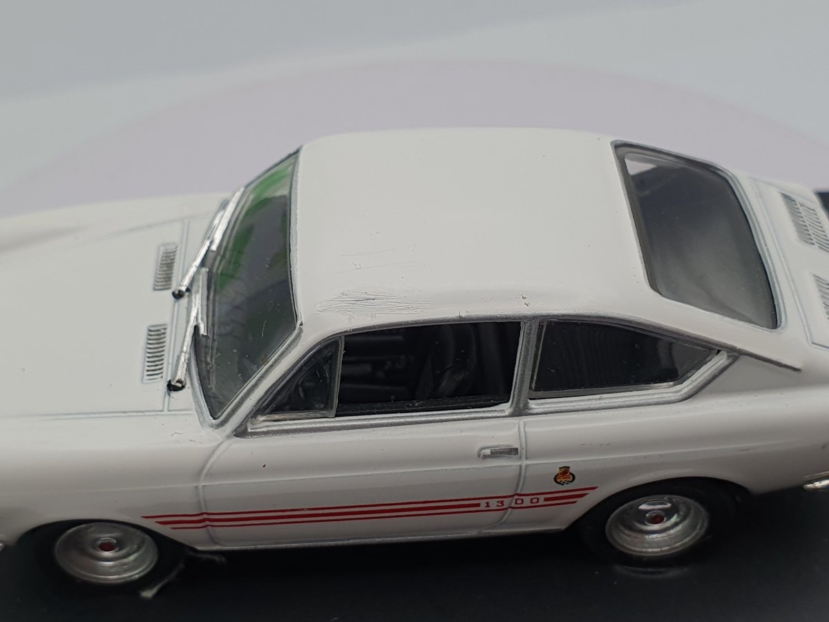 Fiat Abarth 1300 OT/124 MetroMo 1/43 Bianco - RikiToys - MetroMo#