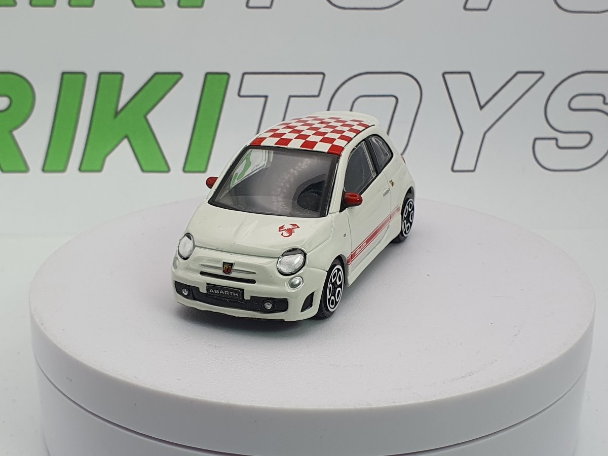 Fiat - Abarth 500 Burago 1/43 Bianco 2008 - RikiToys - Burago