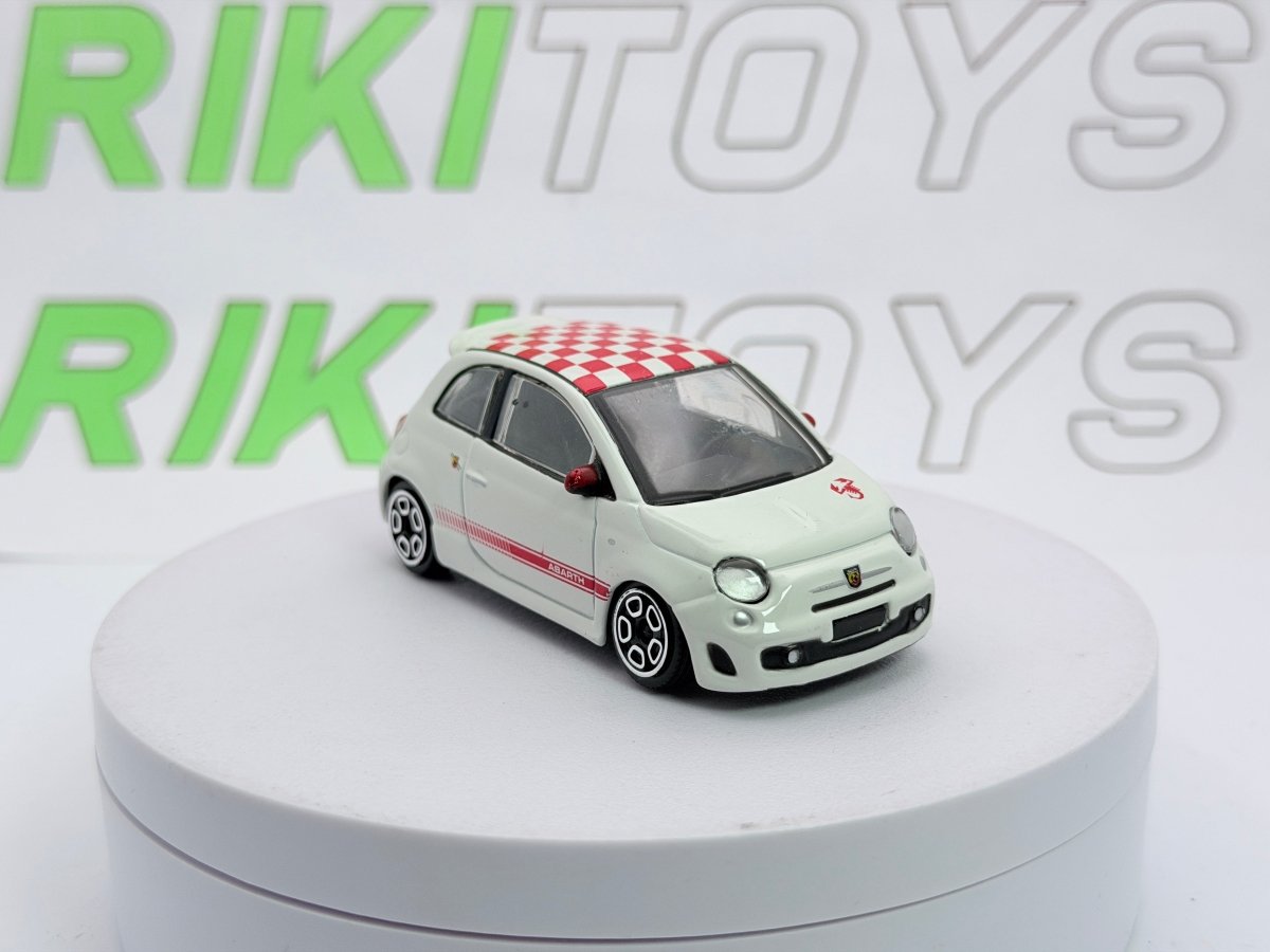 Fiat-Abarth 500 Burago 1/43 Bianco 2008 - RikiToys - Burago#