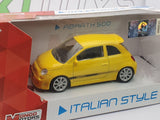 Fiat Abarth 500 Mondo Motors 1/43 Giallo 2008 - RikiToys - Mondo Motors