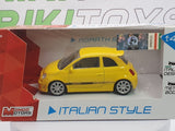 Fiat Abarth 500 Mondo Motors 1/43 Giallo 2008 - RikiToys - Mondo Motors
