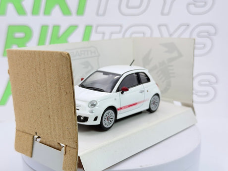 Fiat-Abarth 500 Motorams 1/43 Bianco - RikiToys - Motorams