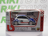 Fiat - Abarth 500 Race Burago 1/43 Bianco 2008 - RikiToys - Burago