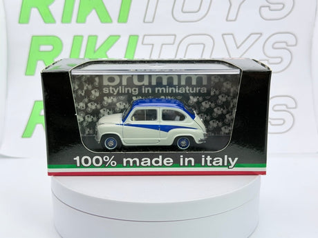 Fiat-Abarth 750 Brumm 1/43 Grigio 1996 - RikiToys - Brumm