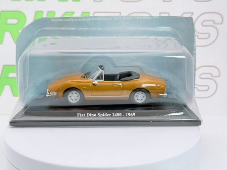 Fiat Dino Spider 2.4 Norev 1/43 Marrone 1969 - RikiToys - Norev