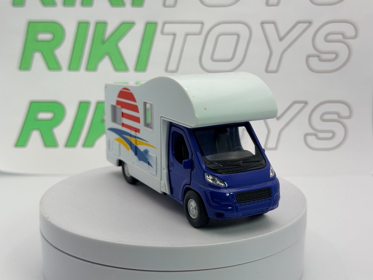 Fiat Ducato camper Welly 1/45 Blu - RikiToys - Welly
