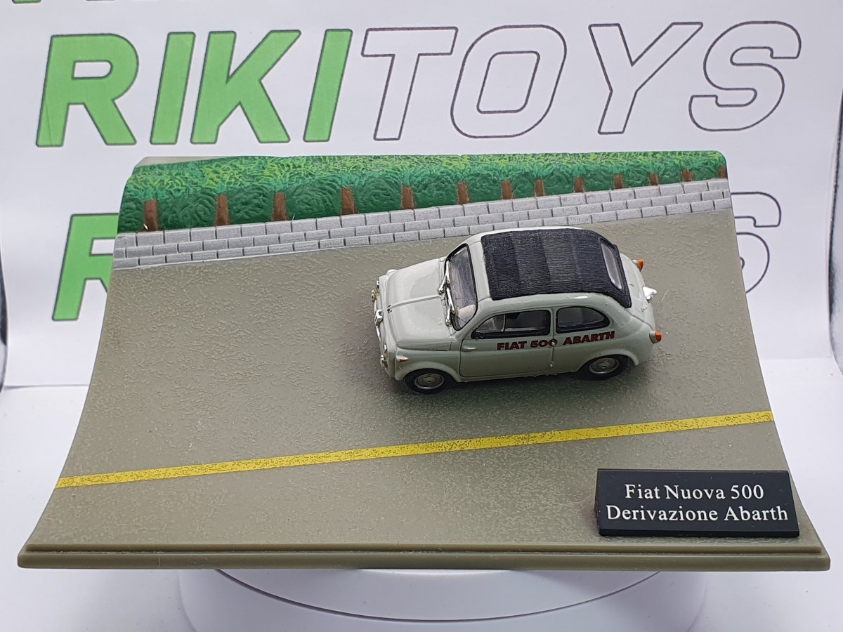 Fiat Nuova 500 Abarth Universal Hobbies 1/43 Grigio 1958 - RikiToys - Universal Hobbies