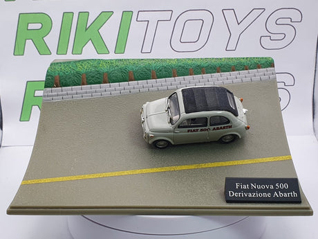 Fiat Nuova 500 Abarth Universal Hobbies 1/43 Grigio 1958 - RikiToys - Universal Hobbies