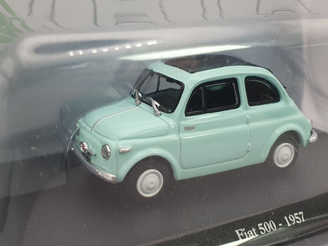Fiat Nuova 500 N Norev 1/43 Verde 1957 - RikiToys - Norev