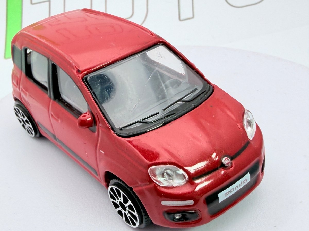 Fiat Panda 312 Burago 1/43 Rosso metallizzato 2012 - RikiToys - Burago