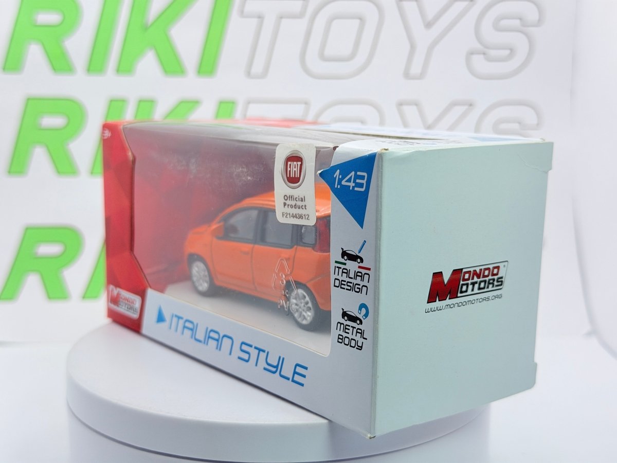 Fiat Panda 312 Mondo Motors 1/43 Arancione 2012 - RikiToys - Mondo Motors