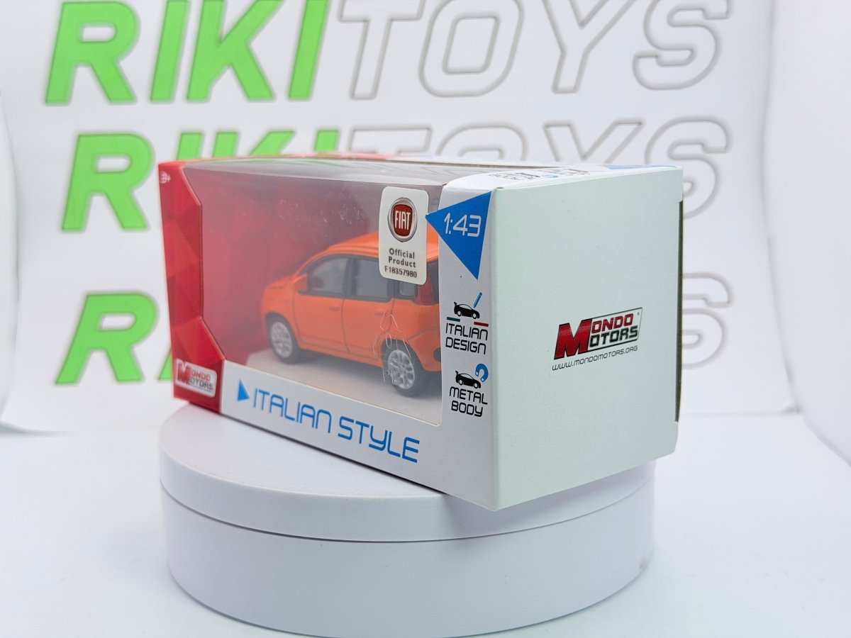 Fiat Panda 312 Mondo Motors 1/43 Arancione 2012 - RikiToys - Mondo Motors