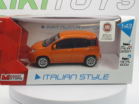 Fiat Panda 312 MondoMotors 1/43 Arancione 2012 - RikiToys - MondoMotors
