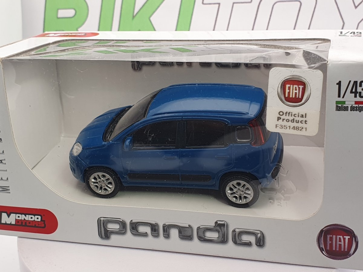Fiat Panda 312 MondoMotors 1/43 Blu 2012 - RikiToys - MondoMotors