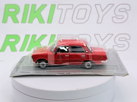Fiat-Polsky 125 P Taxi Edicola 1/43 Rosso - RikiToys - Edicola