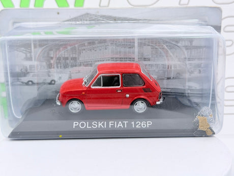 Fiat-Porsky 126 P Edicola 1/43 Rosso - RikiToys - Edicola