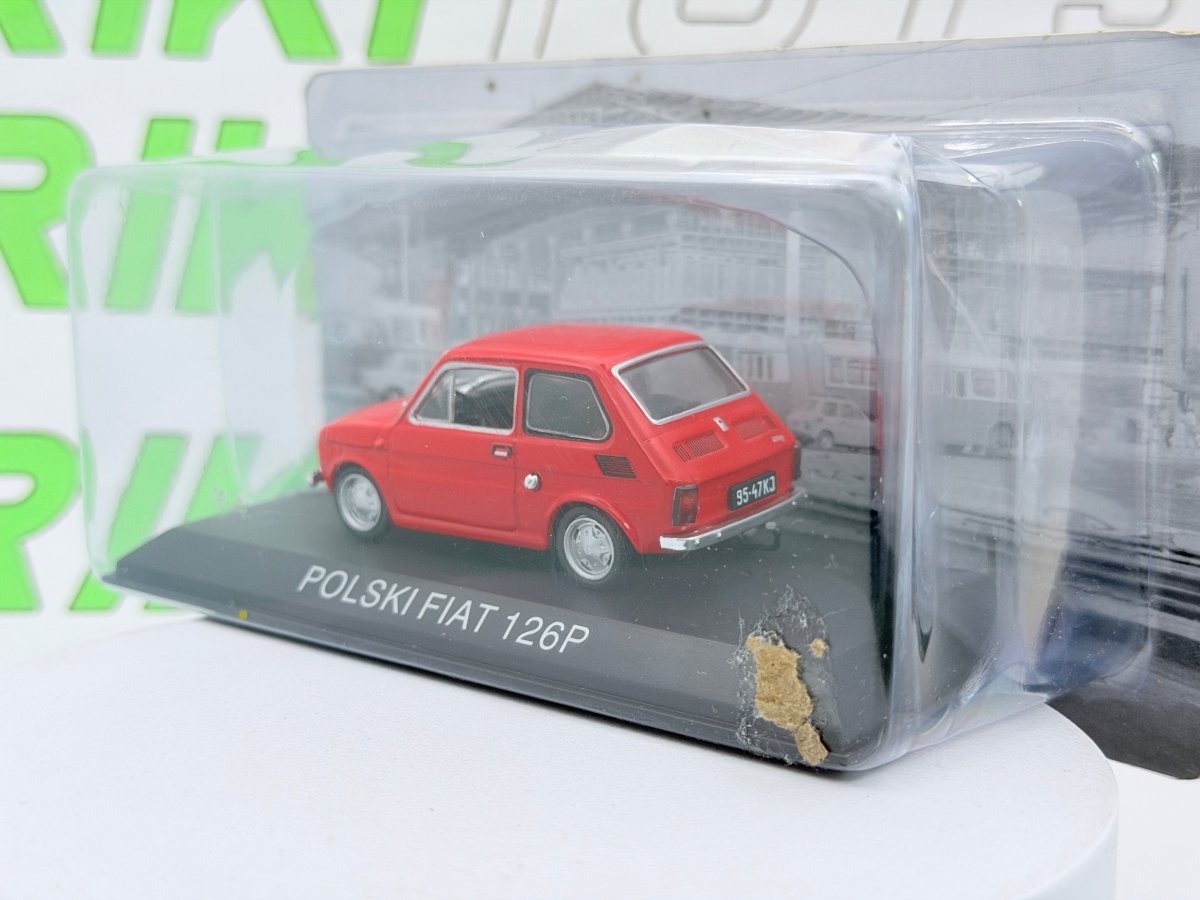 Fiat-Porsky 126 P Edicola 1/43 Rosso - RikiToys - Edicola