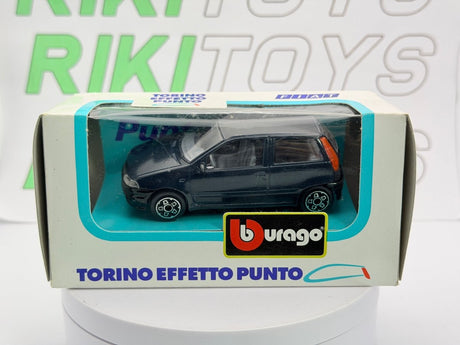 Fiat Punto MK1 Burago 1/43 Blu metallizzato 1993 - RikiToys - Burago