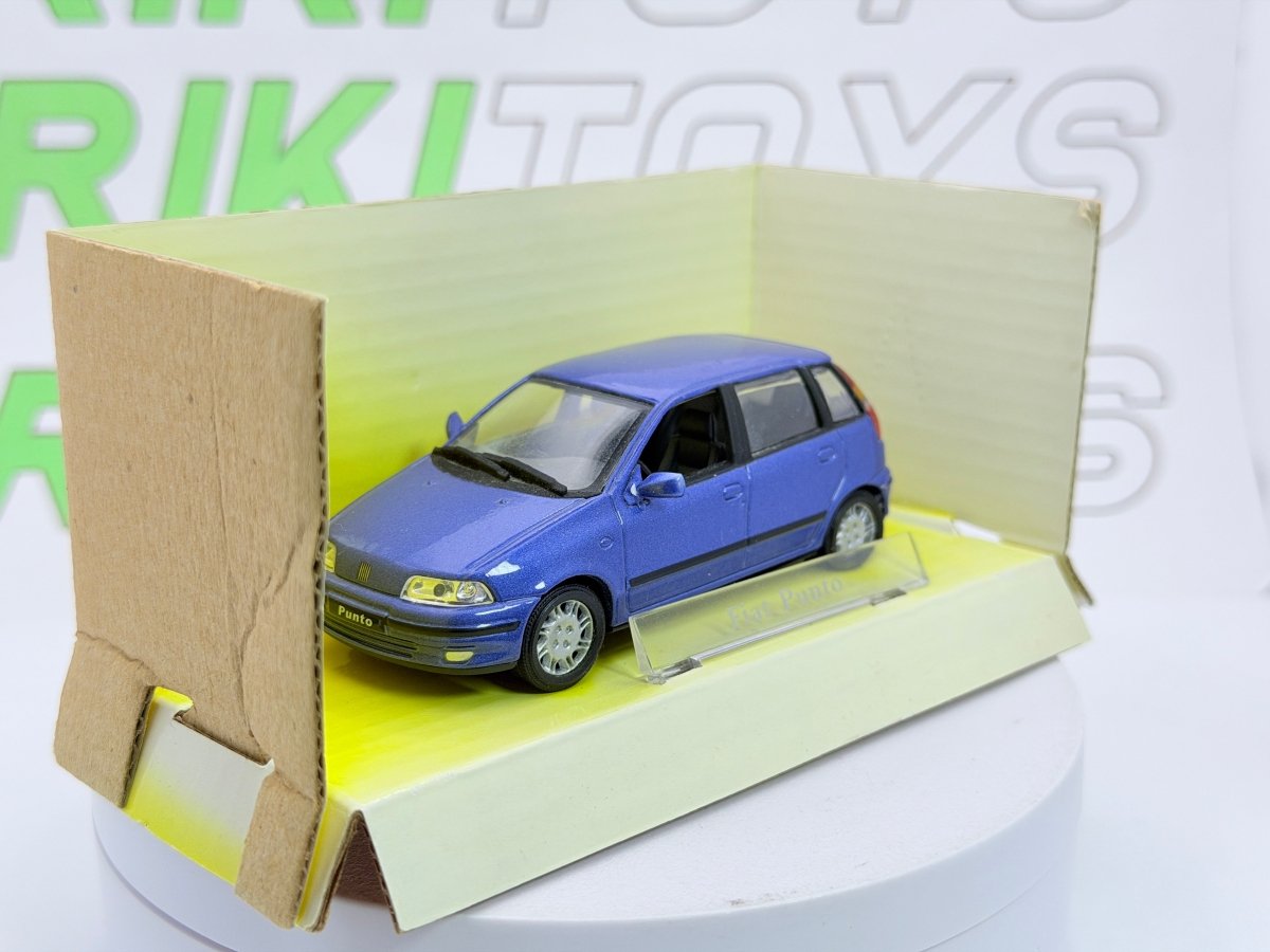 Fiat Punto MK1 Cararama 1/43 Blu metallizzato - RikiToys - Cararama