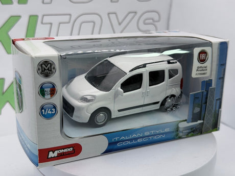 Fiat Qubo Mondo Motors 1/43 Bianco - RikiToys - Mondo Motors