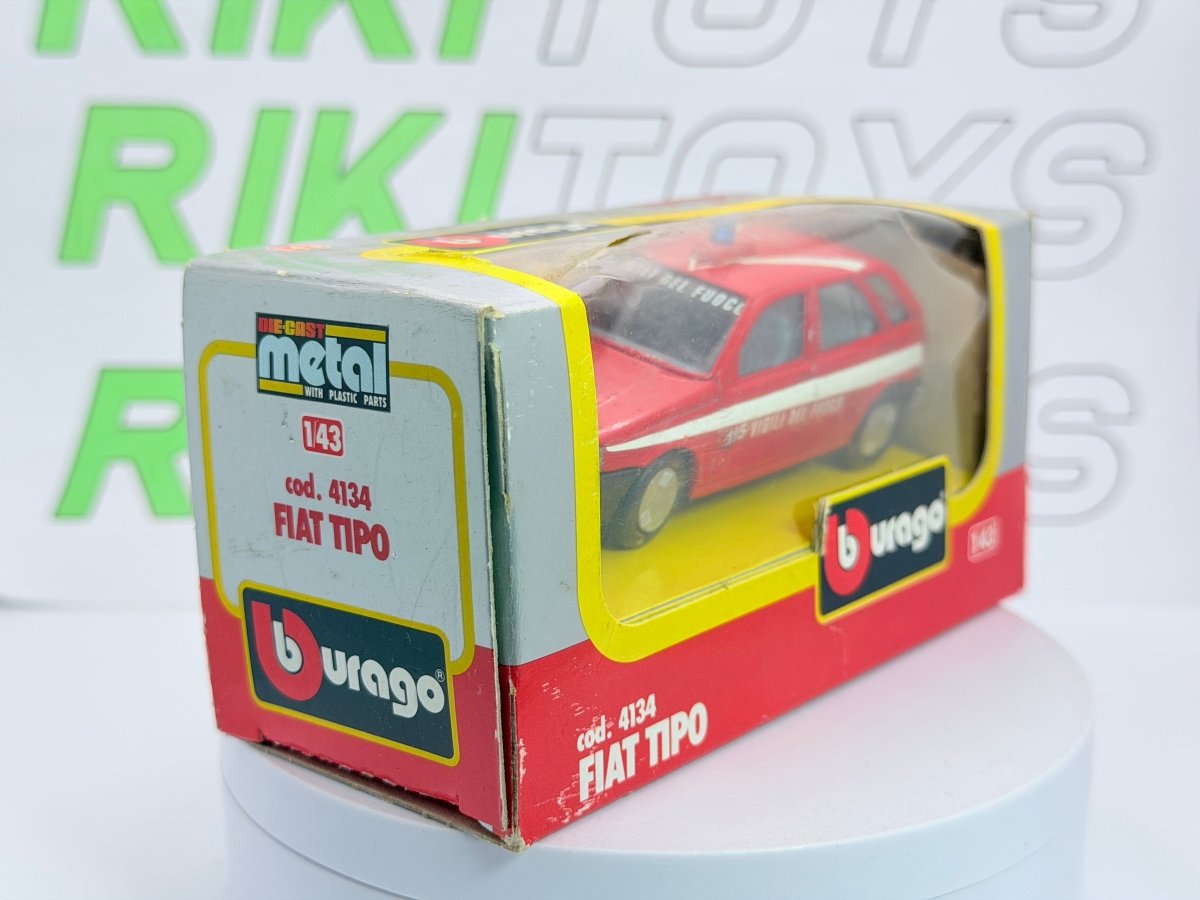 Fiat Tipo Burago 1/43 Rosso 1988 - RikiToys - Burago