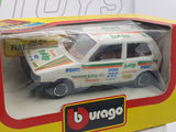 Fiat Uno Totip Burago 1/43 Bianco 1983 - RikiToys - Burago