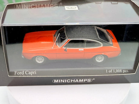 Ford Capri 2 Minichamps 1/36 Rosso 1974 - RikiToys - Minichamps